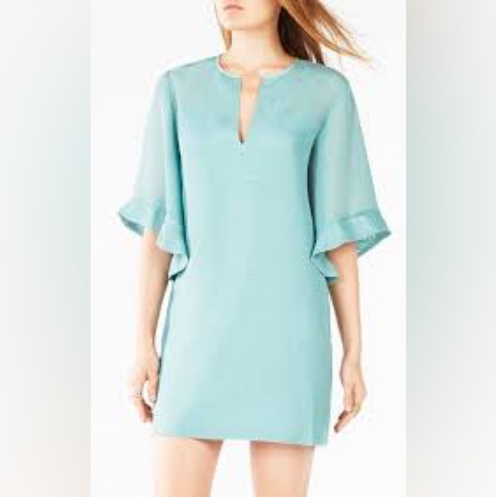 BCBG MaxAzria Tati DRS CAS SHRT - Aqua - Medium - NWT
